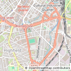 Map of Sheffield