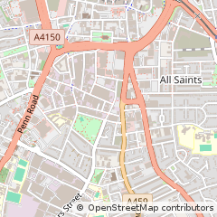 Map of Wolverhampton, West Midlands