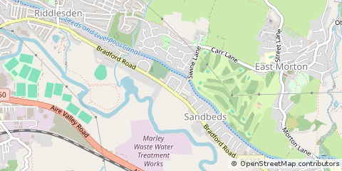 Map of Keighley