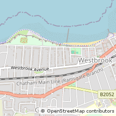 Map of Margate, Kent