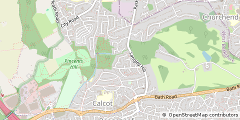 Map of Reading, Avon
