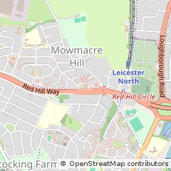 Map of Leicester