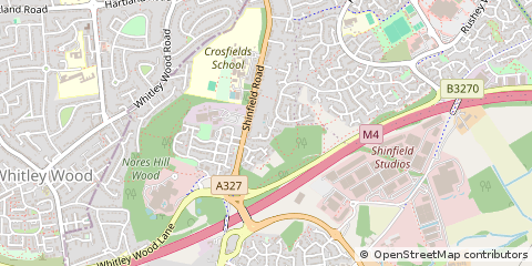 Map of Reading, Berkshire