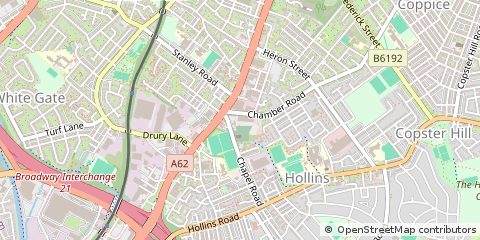 Map of Oldham