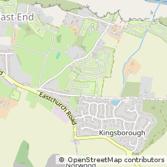 Map of Sheerness, Kent