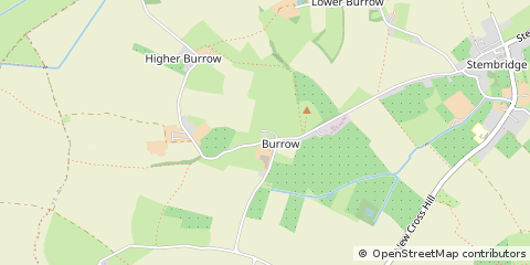 Map of Kingsbury Episcopi, Martock, Somerset,