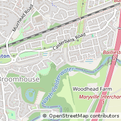 Map of Glasgow, Lanarkshire