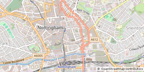 Map of Nottingham
