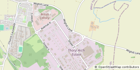 Map of West Yorkshire