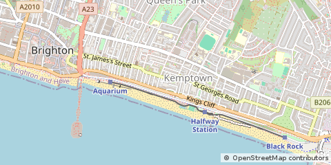 Map of Brighton, East Sussex