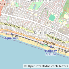 Map of Brighton, East Sussex