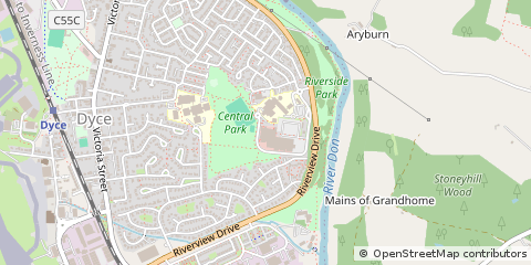 Map of Aberdeen