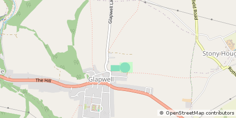 Map of Chesterfield, Derbyshire