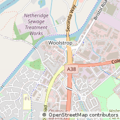 Map of Gloucester, Gloucestershire