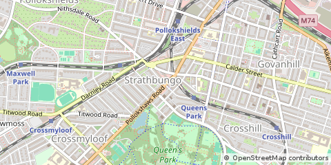 Map of Glasgow