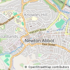 Map of Newton Abbot