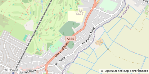 Map of Southport