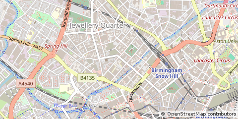 Map of Birmingham, Lancashire