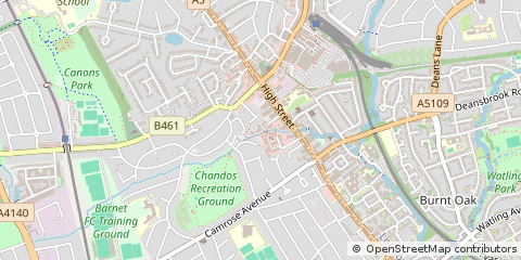 Map of Edgware
