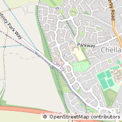 Map of Derby, Derbyshire