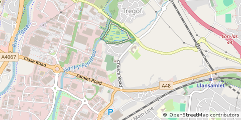 Map of Swansea