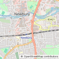 Map of Newbury, Berkshire