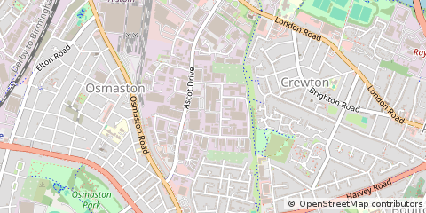 Map of Derby, Derbyshire