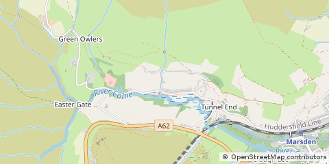 Map of Huddersfield