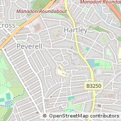 Map of Plymouth, Devon