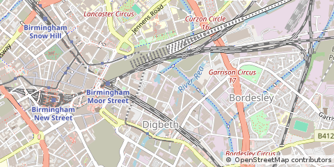 Map of Birmingham
