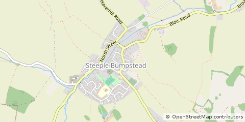 Map of Haverhill, Suffolk