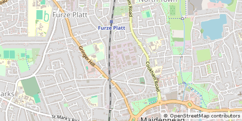 Map of Maidenhead, Berkshire