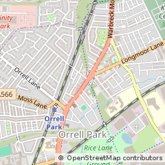 Map of Liverpool, Merseyside