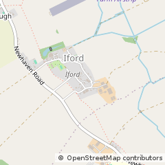 Map of Lewes, East Sussex