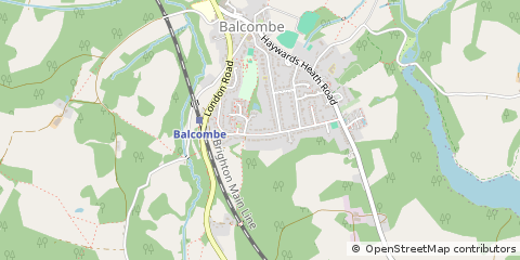 Map of Haywards Heath