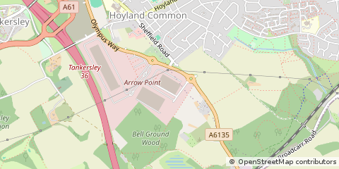 Map of Barnsley