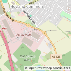 Map of Barnsley