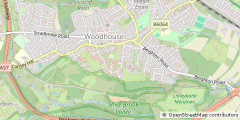 Map of Sheffield