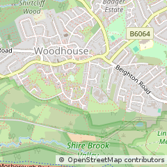 Map of Sheffield