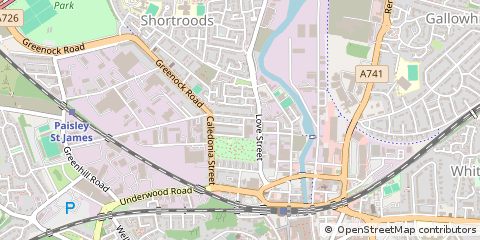 Map of Paisley