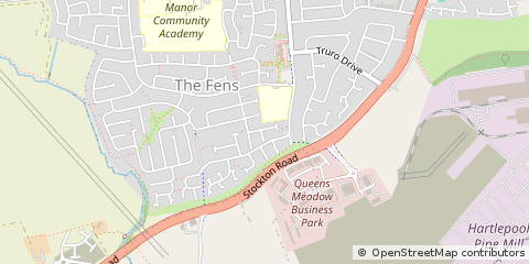 Map of Hartlepool