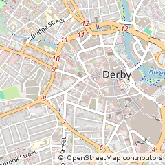 Map of Derby, Derbyshire