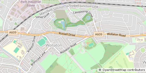 Map of Nottingham