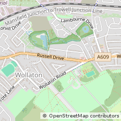 Map of Nottingham