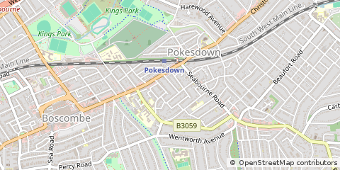 Map of Bournemouth