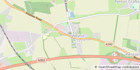 Map of Andover, Hampshire