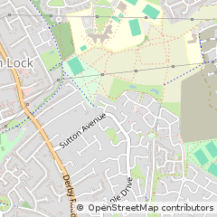 Map of Derby, Derbyshire