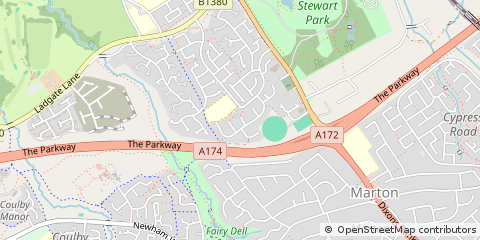 Map of Middlesbrough