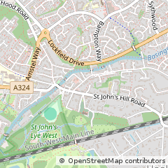 Map of Woking, Surrey