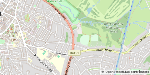Map of Walsall